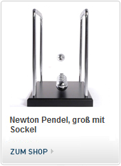 Newton Pendel mit Sockel (Original Newton Pendel, Newton Wiege)