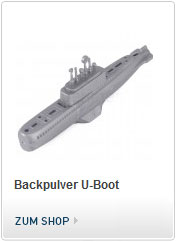 Backpulver U-Boot - funktioniert mit Backpulver Antrieb