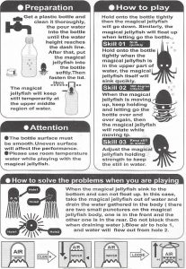 Anleitung für den Flaschenteufel als Qualle
