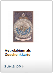 Astrolabium als Geschenkkarte