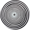Dreifachspirale, Kreisel, Optische Täuschung, Optische Illusion