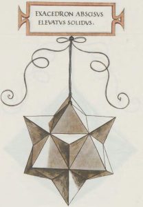 Dodekaederstern aus Divina proportione, Leonardo da Vinci