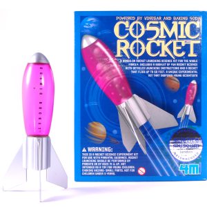 Eine Backpulver-Essig-Rakete für Kinder