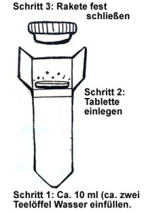 Anleitung für die Alka Seltzer Filmdosen Rakete